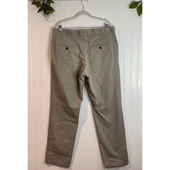 Vistula Mens Cotton & Elastane Garment Washed Khaki Pants 176/98 - Picture 2 of 15